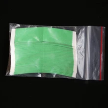 36 шт./лот простой зеленый высокое качество сильный Двусторонний Скотч для накладки парик клейкая лента скотч