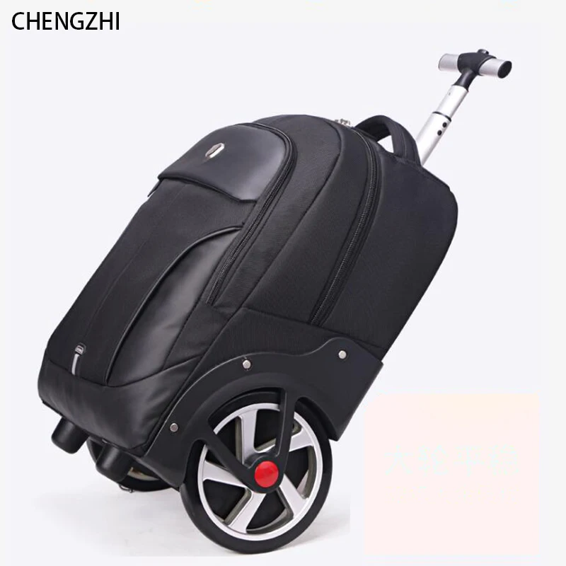 Carrylove 18"20" Inch Oxford Big Wheels Hand Luggage Lazy Carry On