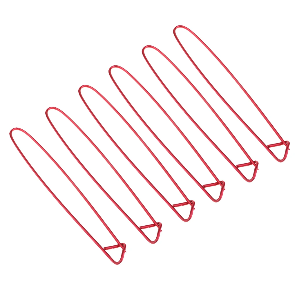 fityle 12Pcs Stitch Holders Pins Knit Knitting Needles Crochet Hooks Blue Pink