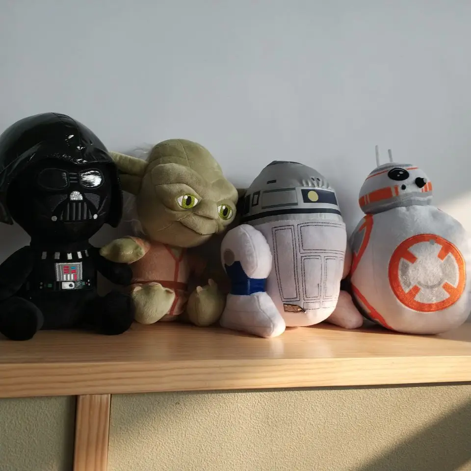 1 шт. 25 см Звездные войны йода BB8 Темный воин робот R2 D2 плюшевая игрушка нано кукла