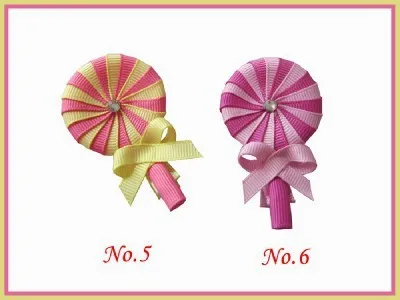 Маленький волосы бант 16 шт. hairbow grosgrain ленты hair bows с зажимом для девочек аксессуары для волос