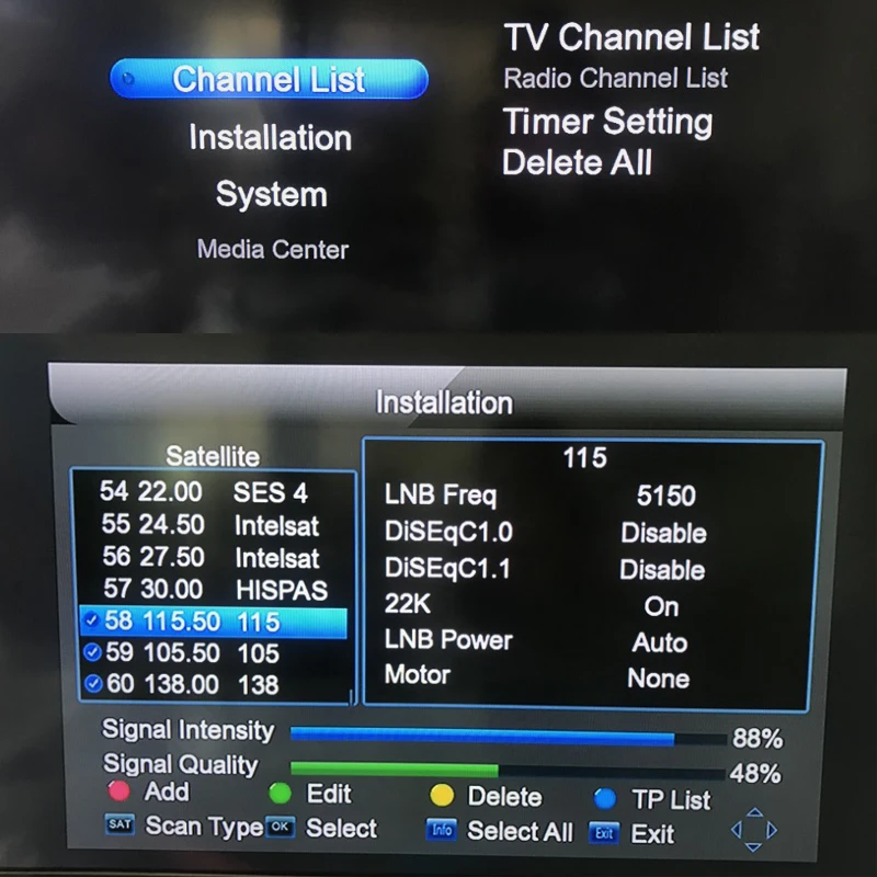 LUBOSKY HD DVB-S2 High Definition Satellite Finder MPEG-4 Meter Digital Satellite Finder SK9068G 2PC