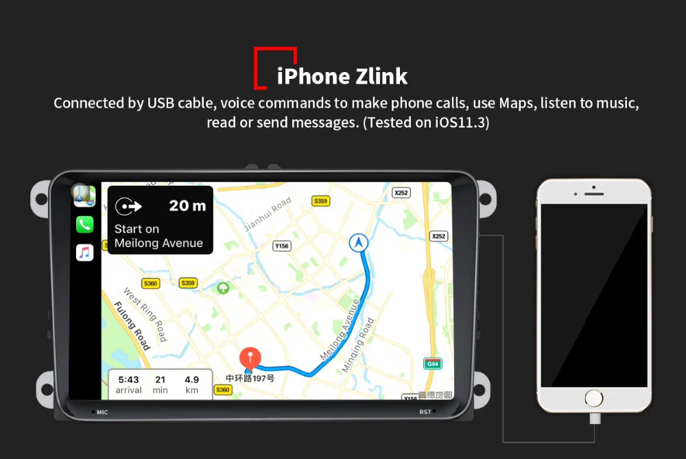 Flash Deal Android 8.1 4GB/32GB Built-in DSP Octa Core 2 Din 9" For Volkswagen Skoda/Polo/Golf/Passat GPS/Wifi/Bluetooth Car Radio 4