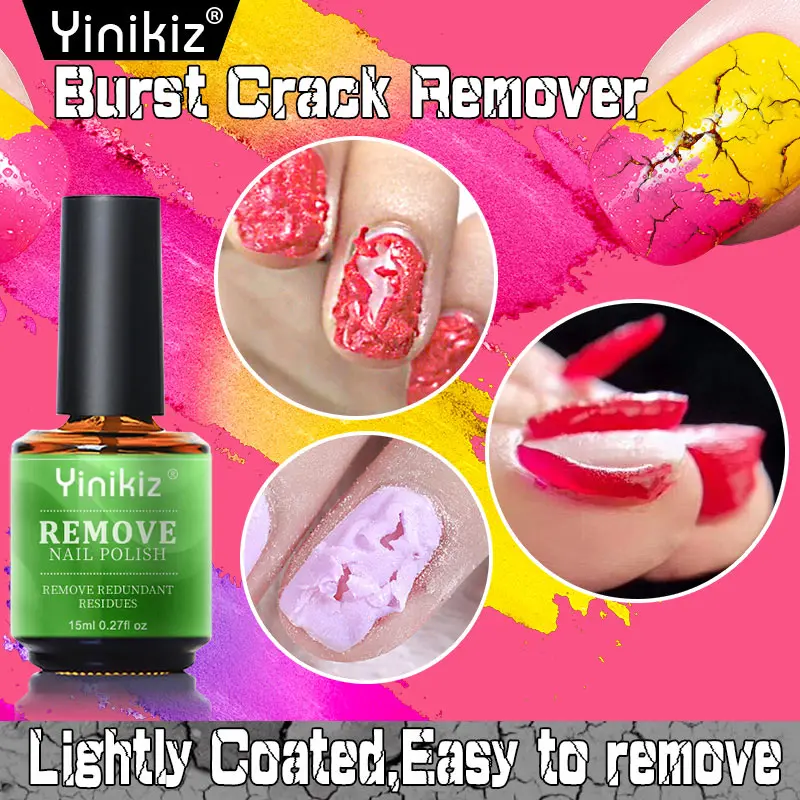 

Nail Polish UV Remove Liquid 15ML Nail Gel/Polish Remover Magic Remover Healthy Fast Within 2-3 MINS Gel Green Health Manicure G