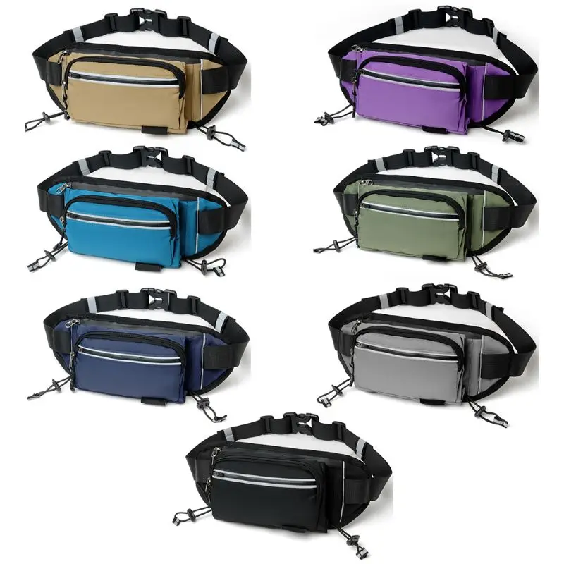 

Fashion New Men Women Multifunctional Bottle Holder Phone Pouch Waist Pack Fanny Bag Sport Fitness Running Jogging Belt Bum Bag