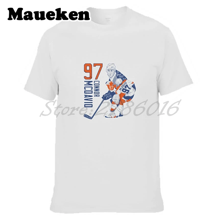 Men T shirt Connor McDavid #97 Mix B Edmonton Sketch
