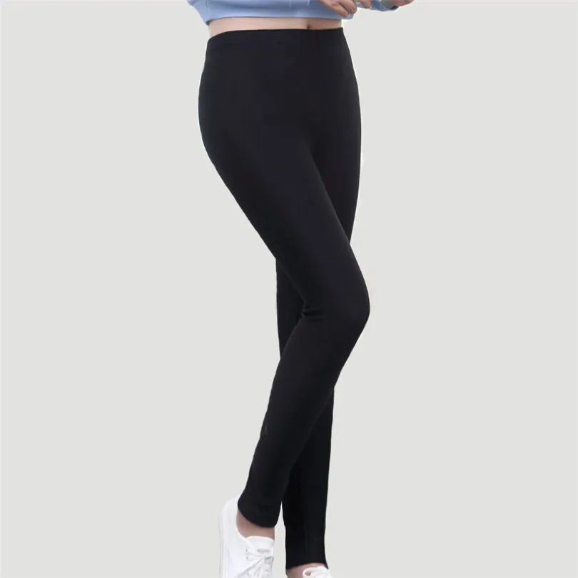 Chsdcsi الشتاء طماق المرأة الدافئة عالية تمتد طماق نوعية جيدة leggins عارضة نحى يغطي الرجل سميكة المخملية السوداء trouses