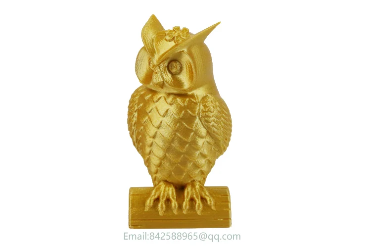 Silk pla gold 3d printer filament 1.75mm 1kg Silky shine golden 3d pen Shiny metal metallic printing materials  rich luster CCI plastic used in 3d printing