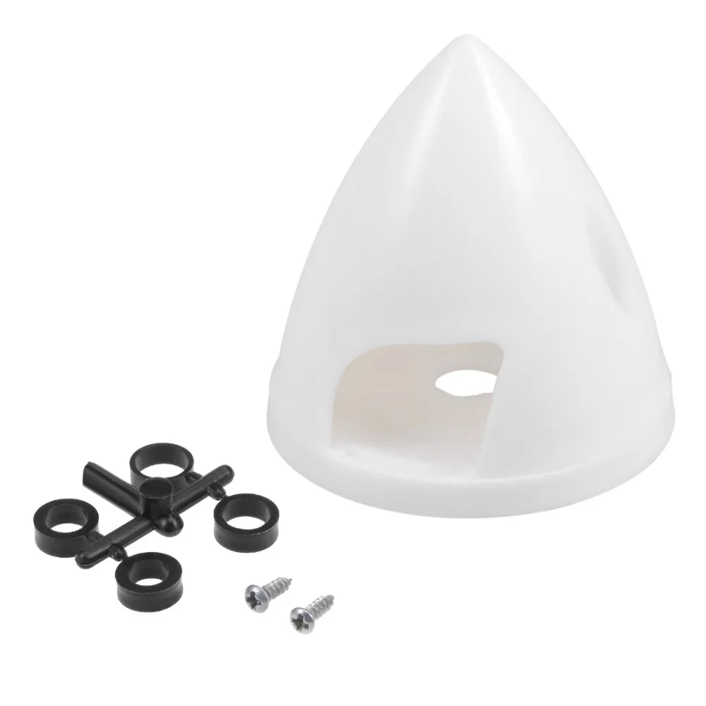 Uxcell Plastic RC Propeller Cap Spinner Bottom OD 38mm/45mm/51mm Propeller Cover Blue Black Red White for 2 Vane RC Plane Tools