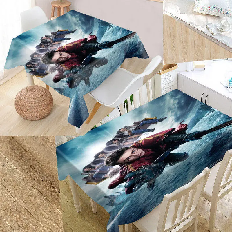 

ShunQian Custom Harry Potter Tablecloth Square /Rectangular Tablecloth For Wedding Table Cloth Cover TV Covers Tea Tablecloth