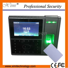 Free software optional battery rs232 infrared camera IC card reader iface501 biometric attendance system face access controller