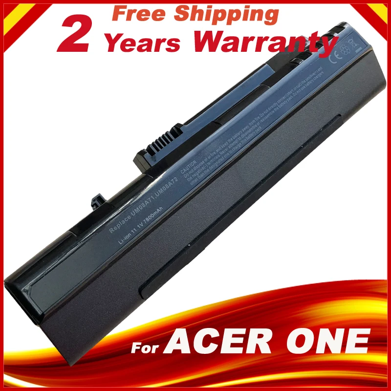 Аккумулятор 7800 мА · ч для Acer Aspire One A110 A150 D150 D250 UM08A31 UM08A51 UM08A71 UM08A73 | Компьютеры и офис