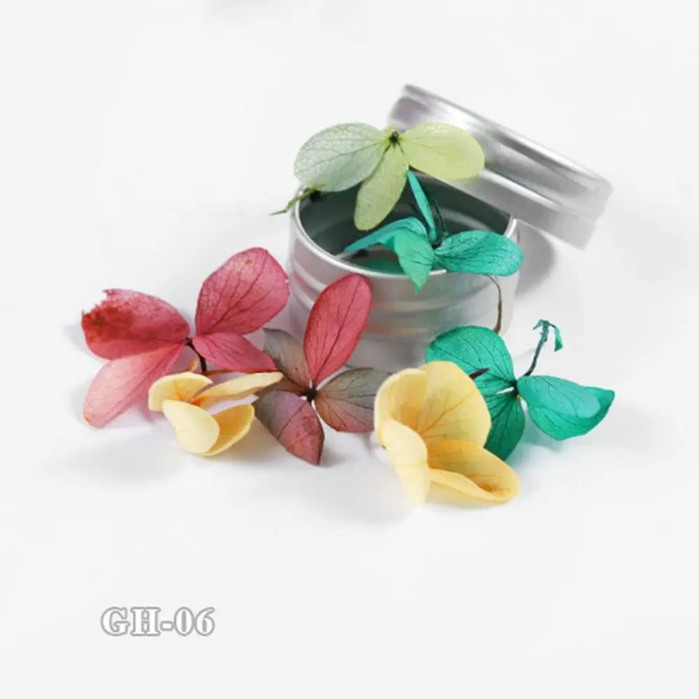 Летние Натуральные сушеные цветы для ногтей DIY 3D спрессованные цветы слайдер наклейка лак маникюр Дизайн ногтей аксессуары для украшения - Цвет: 6