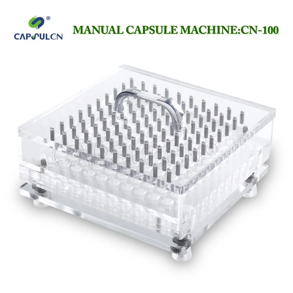 100 Löcher Manual Kapselfüller Kapselfüllgerät Kapselfüllmaschine Füller 0#