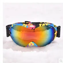 Стиль взрослые двухслойные анти-противотуманные ветрозащитные зеркальные лыжные Солнцезащитные очки сферические лыжные очки с линзами