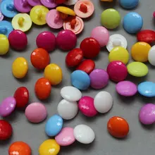 800 шт. 14 мм различные сладкие конфеты Shank Пуговицы, Facete хвостовиком Half Dome пластиковые Пуговицы