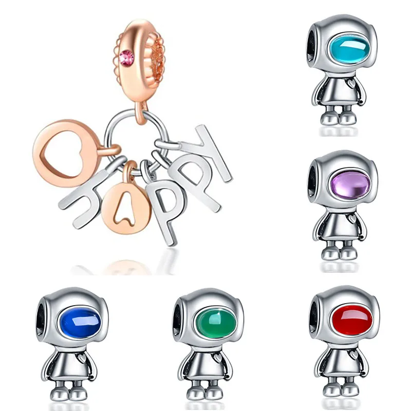 

charms plata de ley plata de ley 925 original bracelet beads for jewelry making valentine's day mary poppins bijoux charm