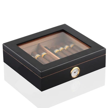 

Cedar Wood Cigar Travel Humidor Box Portable Cigar Case W/ Humidifier Hygrometer Cigar Humidor Sigaren Box