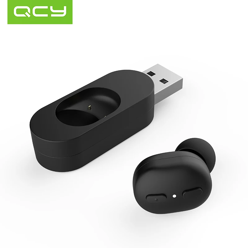

QCY Mini 1 youth Bluetooth headphone wireless headset invisible business earphone mono channel earbud with microphone hand-free