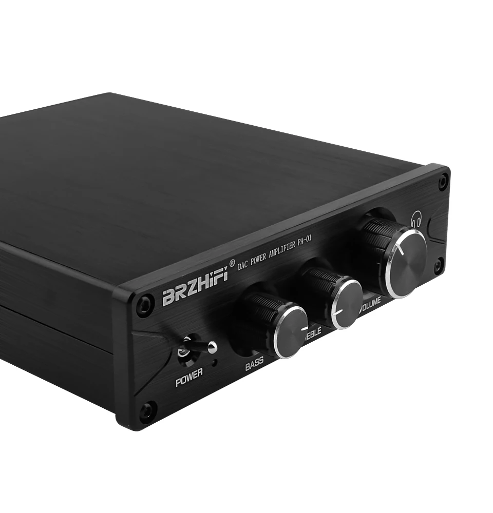 BRZHIFI HiFi TPA3116 Bluetooth 5,0 APTX ES9018K2M DAC стерео класса D 100 Вт* 2 усилитель мощности с усилителем для наушников для звукового театра