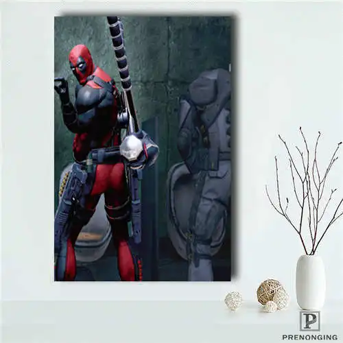 

Custom Canvas Poster deadpool_gamescom Printing Posters Cloth Fabric Wall Art Pictures For Living Room Decor#18-10-18-03-68