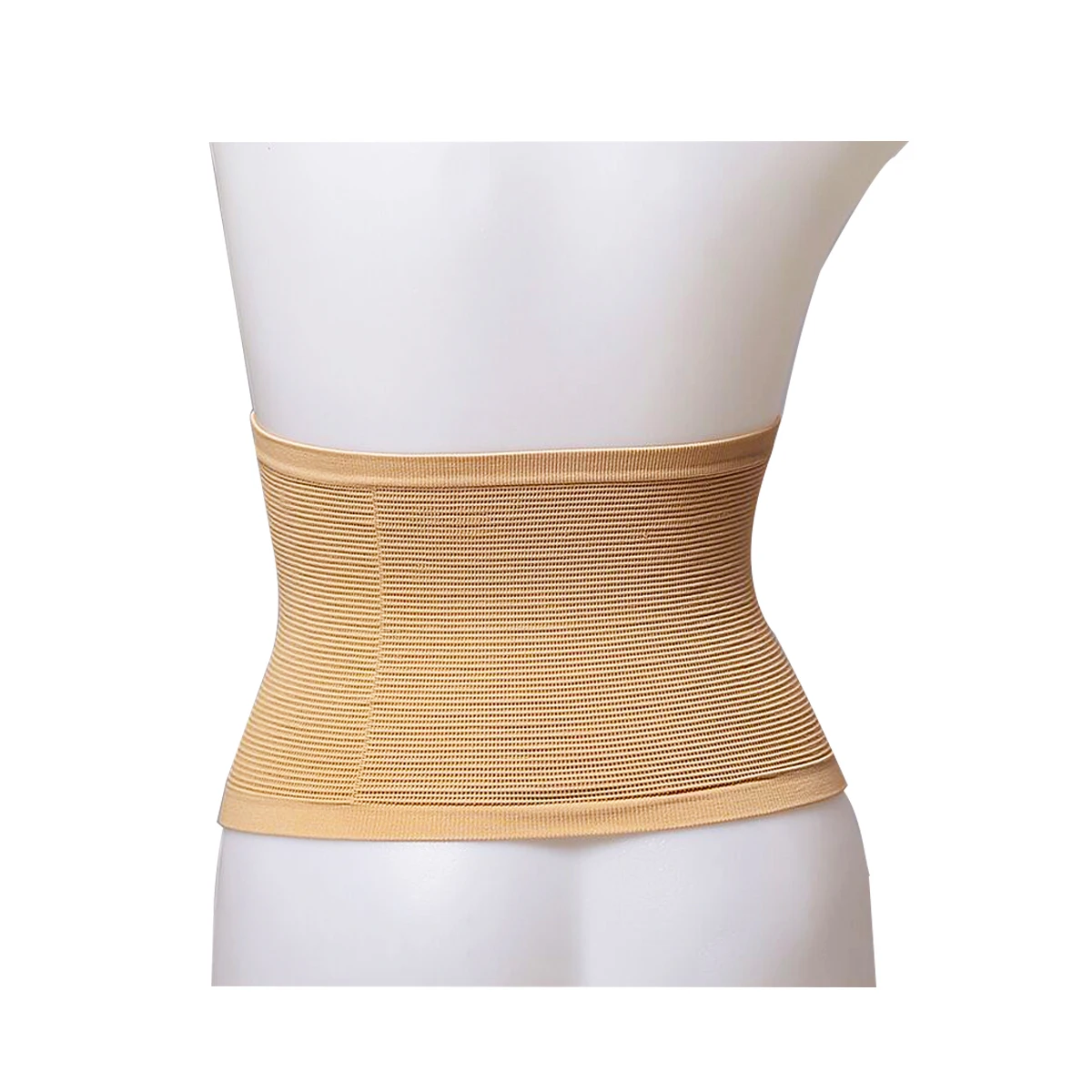 1pcs Beige Beam Belly Belt Fat Burning Slimming Brace Abdomen Shaping Protective Gear Corset Postpartum Body Sculpting