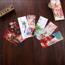 Китайская старая бумажная Закладка красоты, 30 листов красочная милая Бумажная книга Подставка для книг продвижение подарок, школьные принадлежности