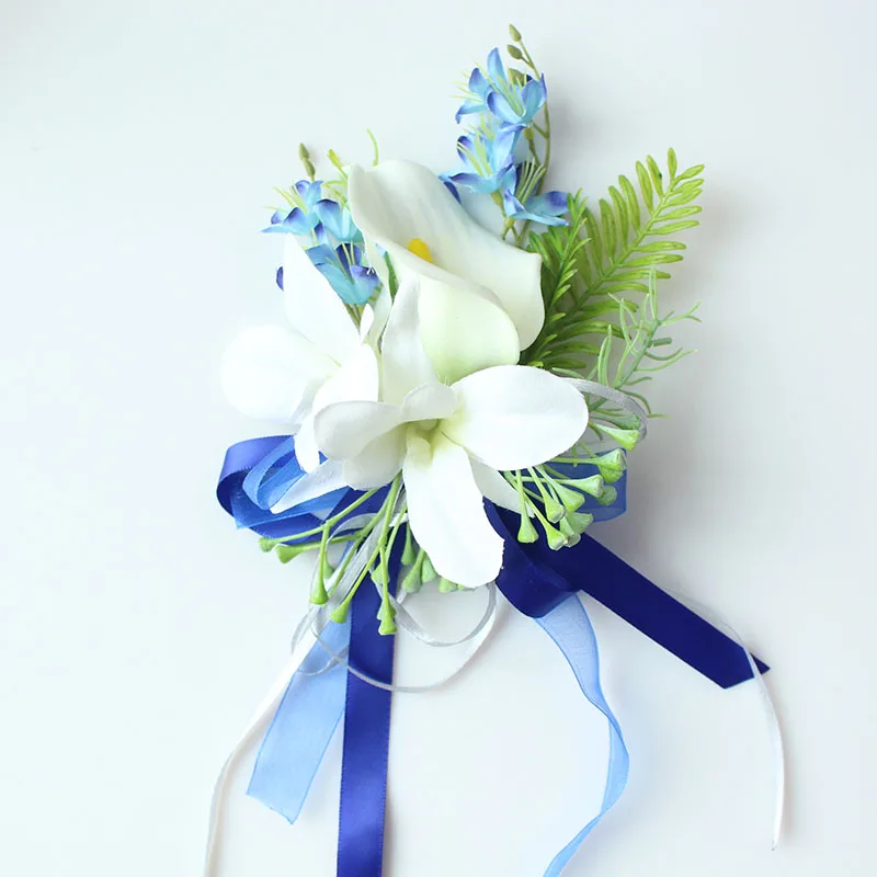 Wrist Corsage Bracelet wedding bridesmaid wrist flower  (13)