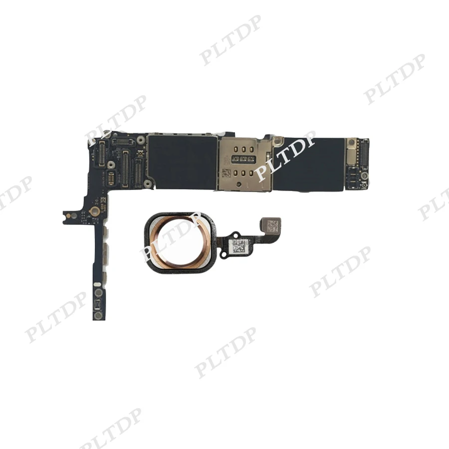 100% оригинальная разблокированная материнская плата для iphone 6s plus без Touch ID/с ID