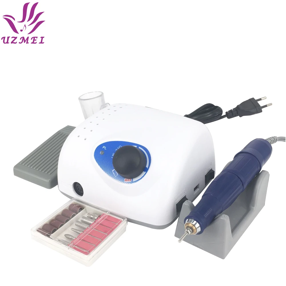 

2018 New Arrival 65W 35000RPM Electric Nail Drill Machine File Kit Bits Manicure Pedicure Kits Nail Drill Machine Strong 210