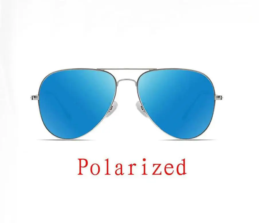 

Real Polarized Men Pilot Aviation Sunglasses Flash Mirrored and Gradient Lens Women Brand Designer High Quality Sun Glasses