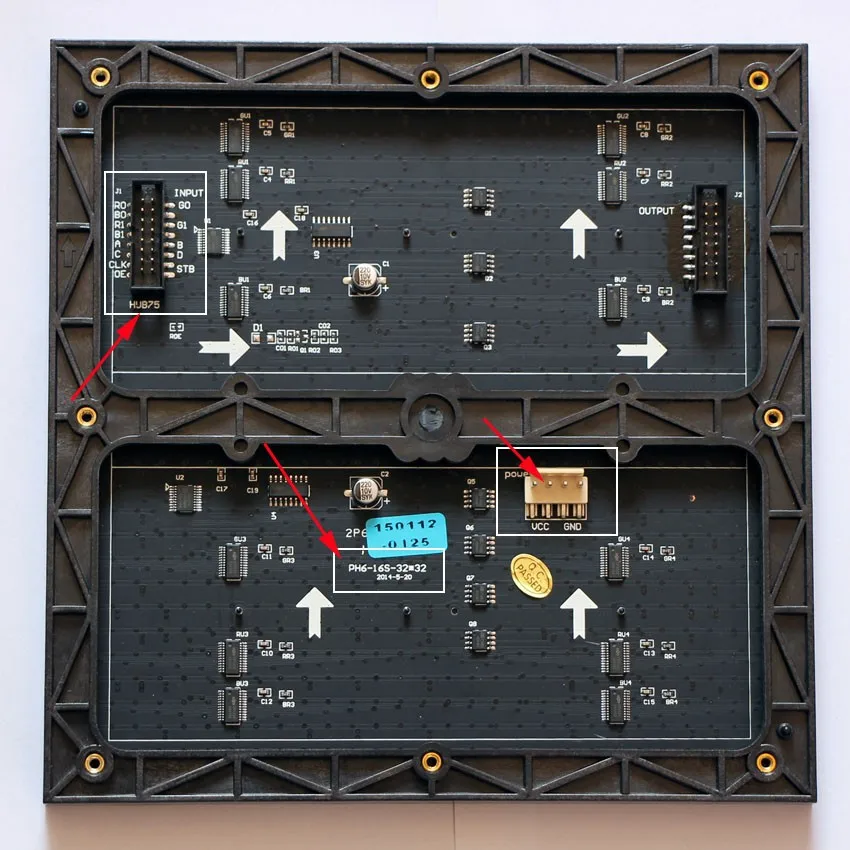 3 em 1, rgb, p6, 32x32pixel, 1 16 scan, p6, painel de vídeo