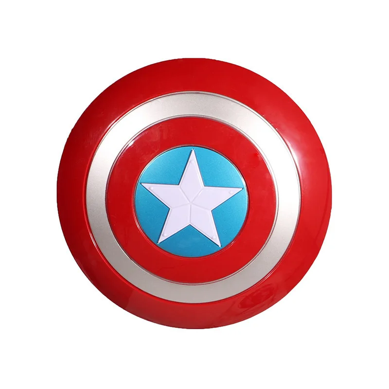 

32cm PVC Captain America Figure Toys The Avengers Captain America Shield Light-Emitting & Sound Cosplay Model Toy With Opp Bag