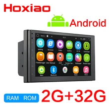 2Din Android Car Multimedia Player RAM 2G + ROM 32G Navegação GPS BT FM DAB USB wi-fi N dvd Do Carro DIN 2 Rádio(China)