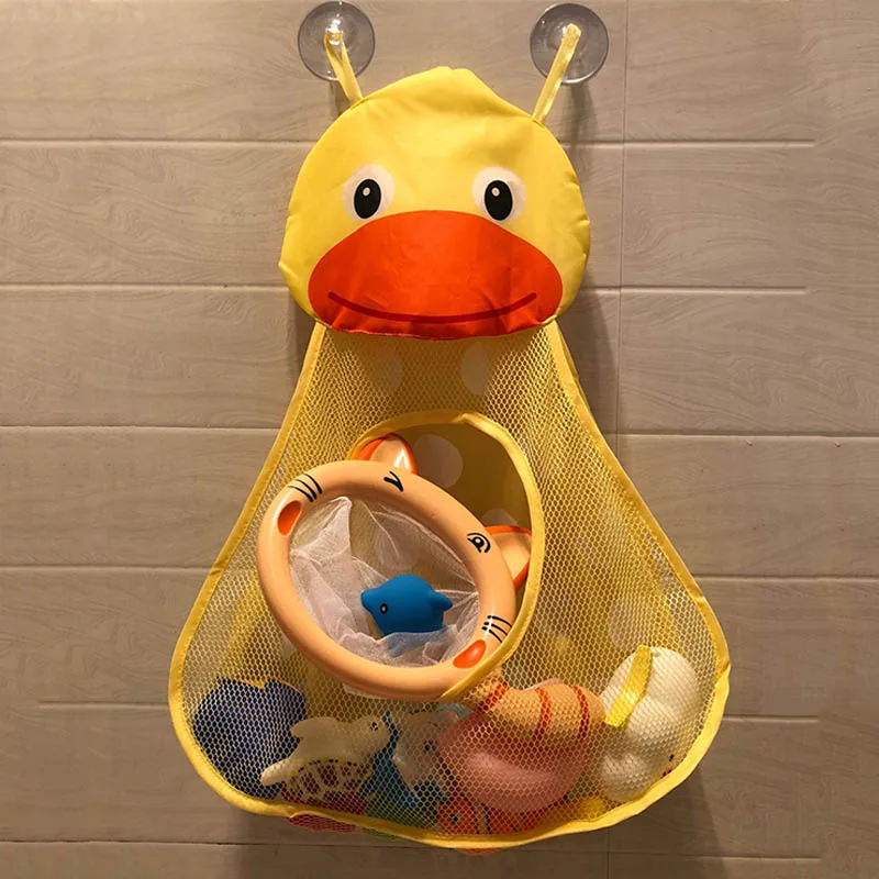 

Cute Baby Bath Cartoon Animal Toy Mesh Net Storage basket Home Bathroom Net Nylon Toys