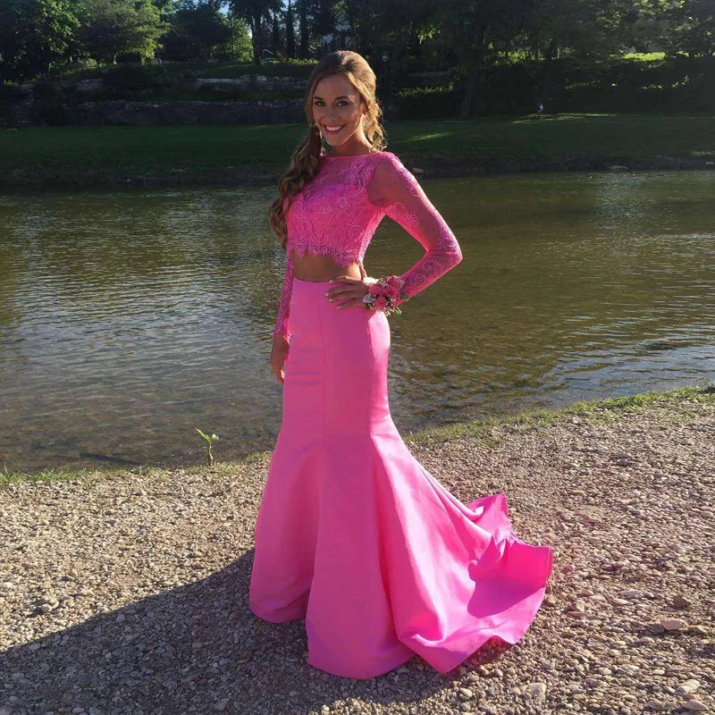 

2017 Formal Style Mermaid Skirt Custom Made Floor Length Hot Pink Maxi Skirt for Women to Evening Party Elegant Long Skirts
