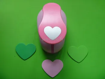 

free shipping 2 inch(4.8cm) heart eva foam punch craft punch for greeting card handmade Scrapbook puncher