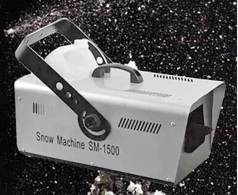 

sales promotion 1500w snow machine spray snow effect machine