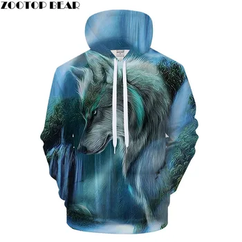 

Animal Hoodies Men Hoody 3D Wolf Hoodie Funny Tracksuit Streatwear Sweatshirt Print Coat Pullover Hip Hop Drop Ship ZOOTOPBEAR