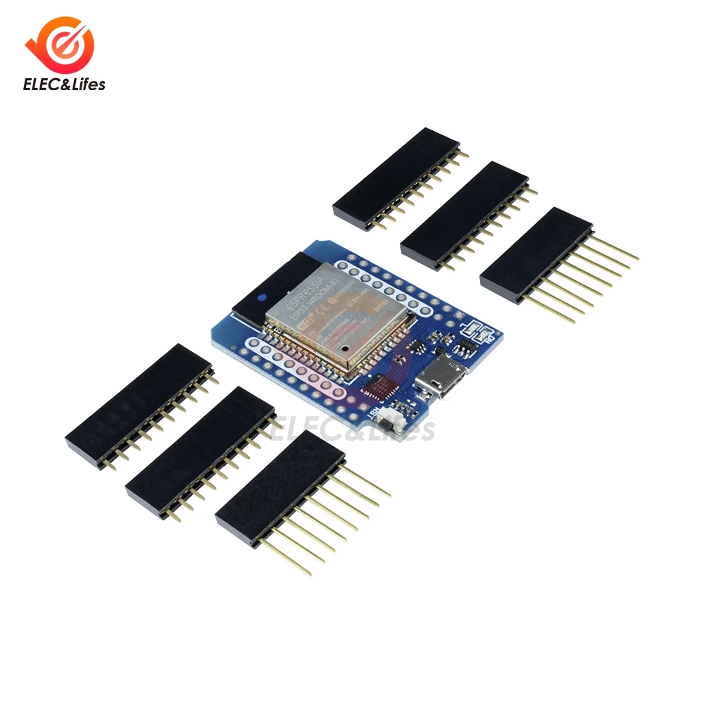Для WeMos мини D1 ESP8266 ESP32 ESP-32S WI-FI Bluetooth модуль CP2104 модуль макетной платы с булавки для Arduino DIY Kit