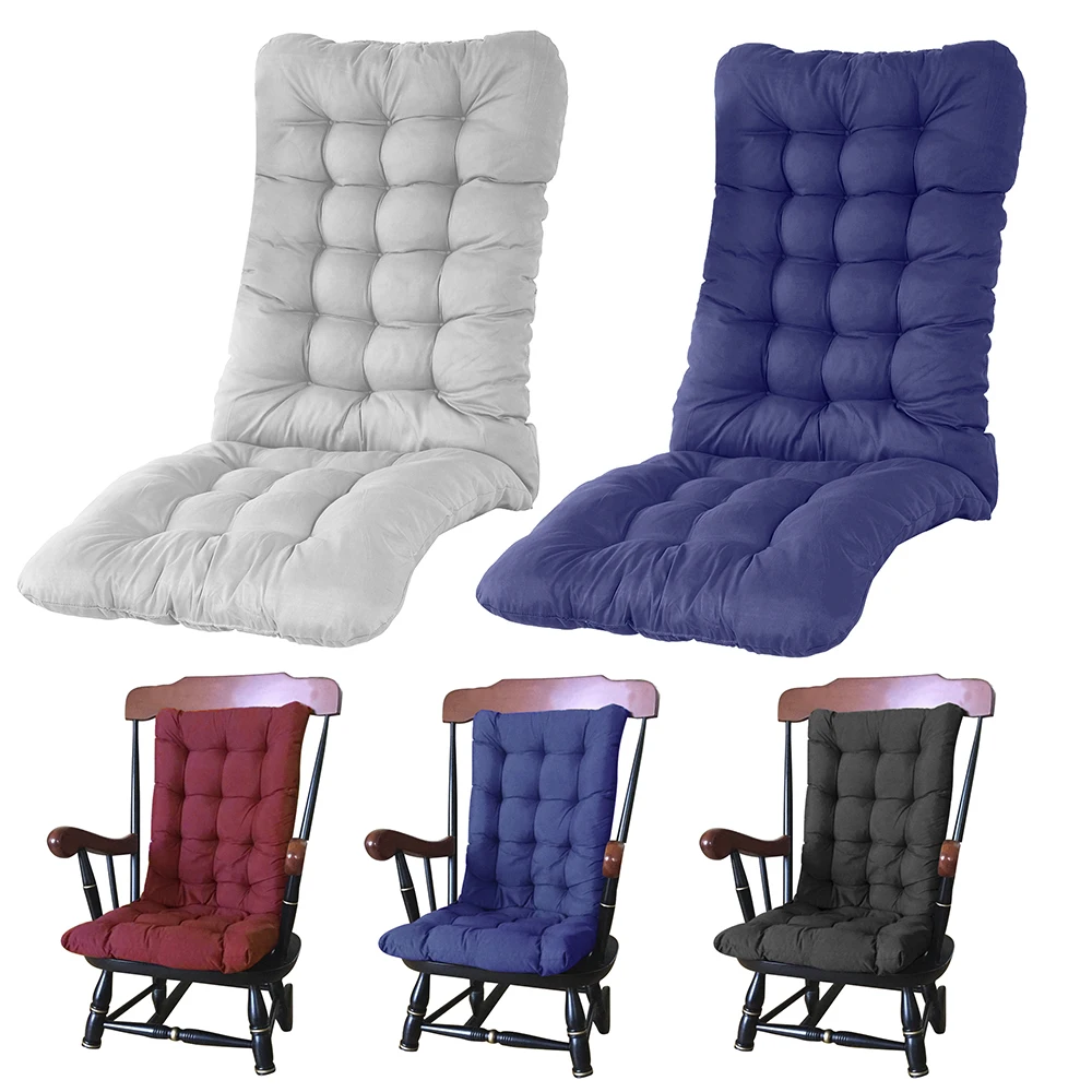 

Comfortable Garden Chair Pad Soft Backrest Cushion Lounger Recliner Sun Lounger Relaxer Recliner Seat Mat Outdoor Furniture