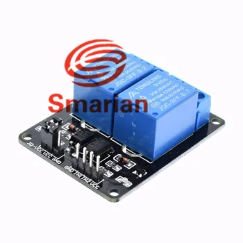 

Official Smarian 2 Channel NEW 5V 2-Channel Relay Module Shield For Arduino ARM PIC AVR DSP Electronic With Optocoupler diy toy