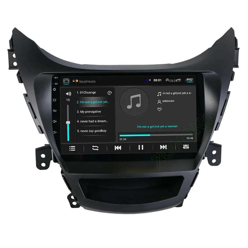 Best 2+32Gb 2.5D 9" Android9.0 car multimedia dvd player for Hyundai Elantra Avante I35 2012 2013 autoradio CAR GPS navigation Stereo 3