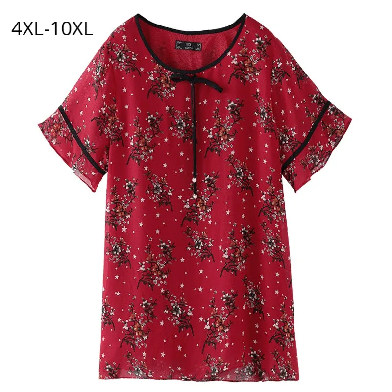 Модные женские большие размеры 10XL 9XL 8XL 7XL Российские 66 64 62 60 58 56 54 летние рубашки с