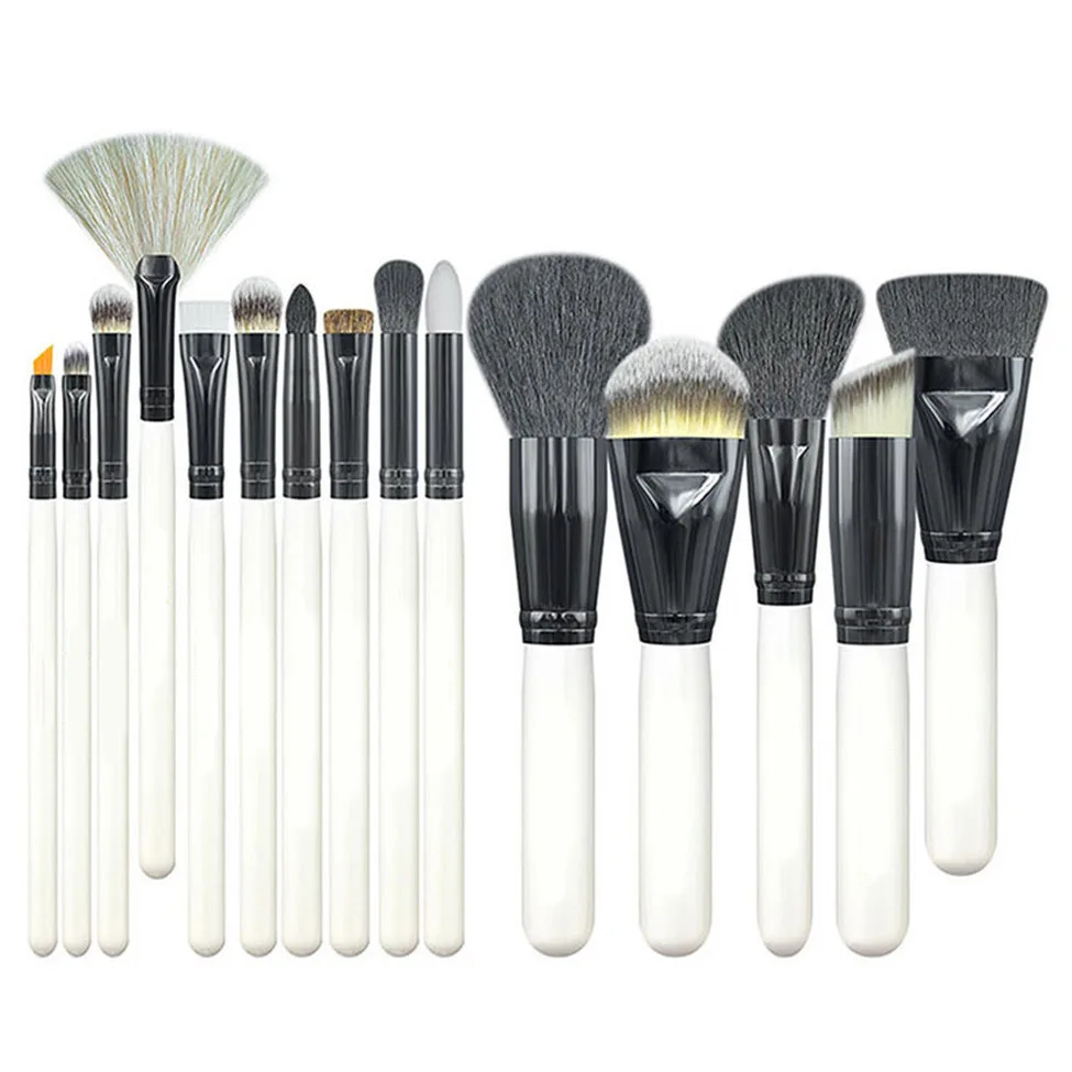 

15Pcs Makeup Brushes Set Cosmetics Foundation Eyeshadow Highlight Blush Lipstick Brushes Drop Shipping
