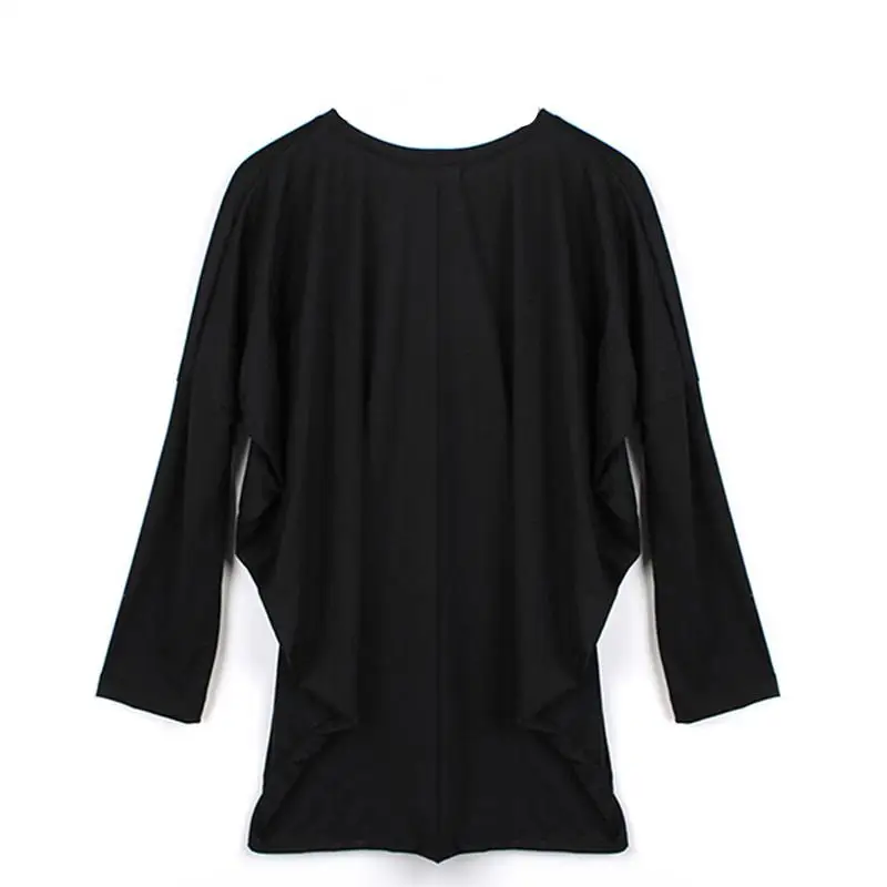 Zanzea, Vestido, женские рубашки с длинным рукавом, Женская Повседневная Туника, топы, одноцветная рубашка, женская блуза размера плюс 5XL