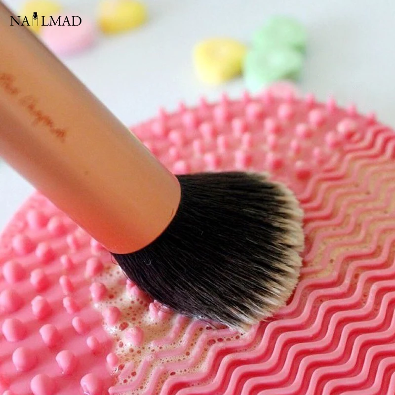 1pc Bossy Brush Cleansing Pad Silicone Brush Pad Cosmetic Brush