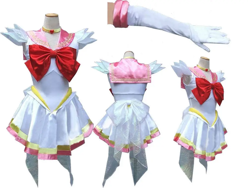 PINK sailormoon chibi moon usagi tiara cosplay costume Free Shipping|cospla...