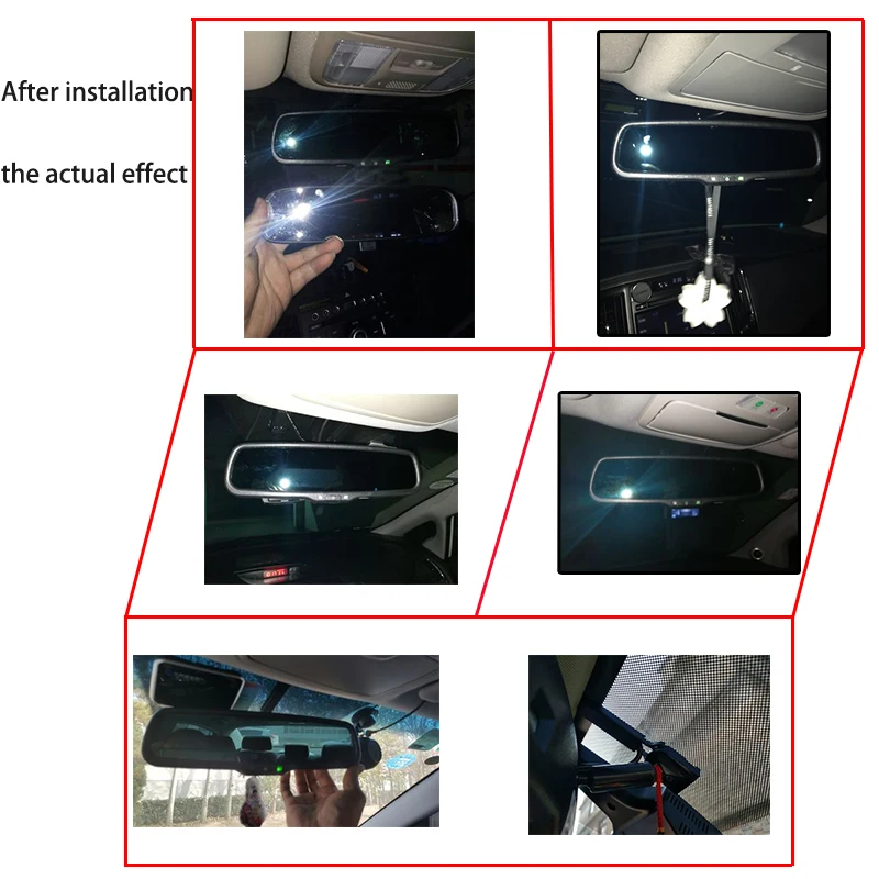 HaiSunny прозрачное зеркало с автоматическим затемнением внутреннее зеркало заднего вида электронное для Toyota RAV4 Corolla Audi V W Skoda Kia Honda Ford