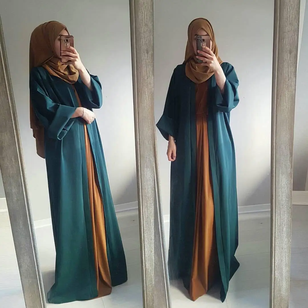 Кафтан abaya femme Халат пальто Дубаи мусульманское платье хиджаб Абая для женщин Катара цзилбаб Восточный халат из марокена турецкая